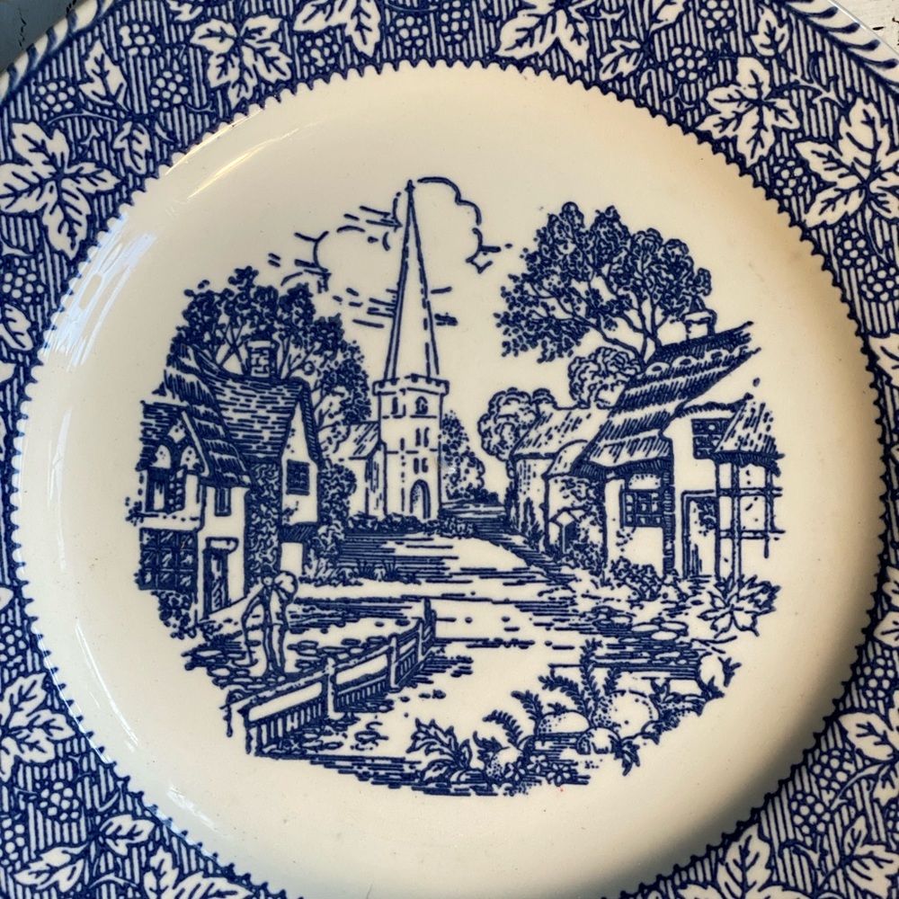 4 Homer Laughlin Shakespeare’s County 7 1/4 Plates